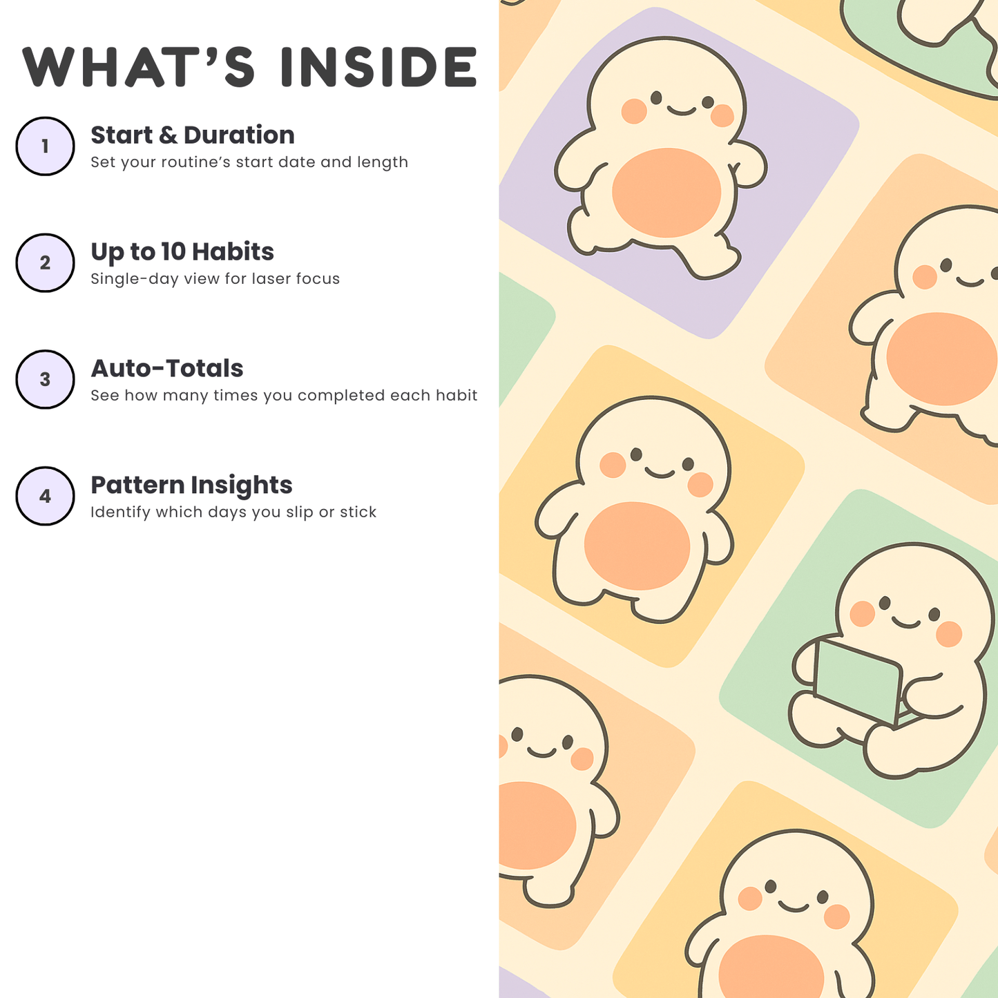 Custom Routine Tracker - Squishsays