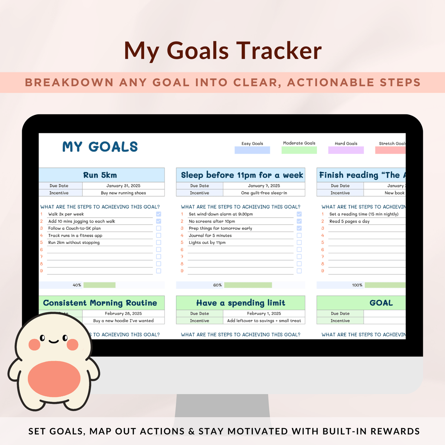 My Goals Tracker - Squishsays