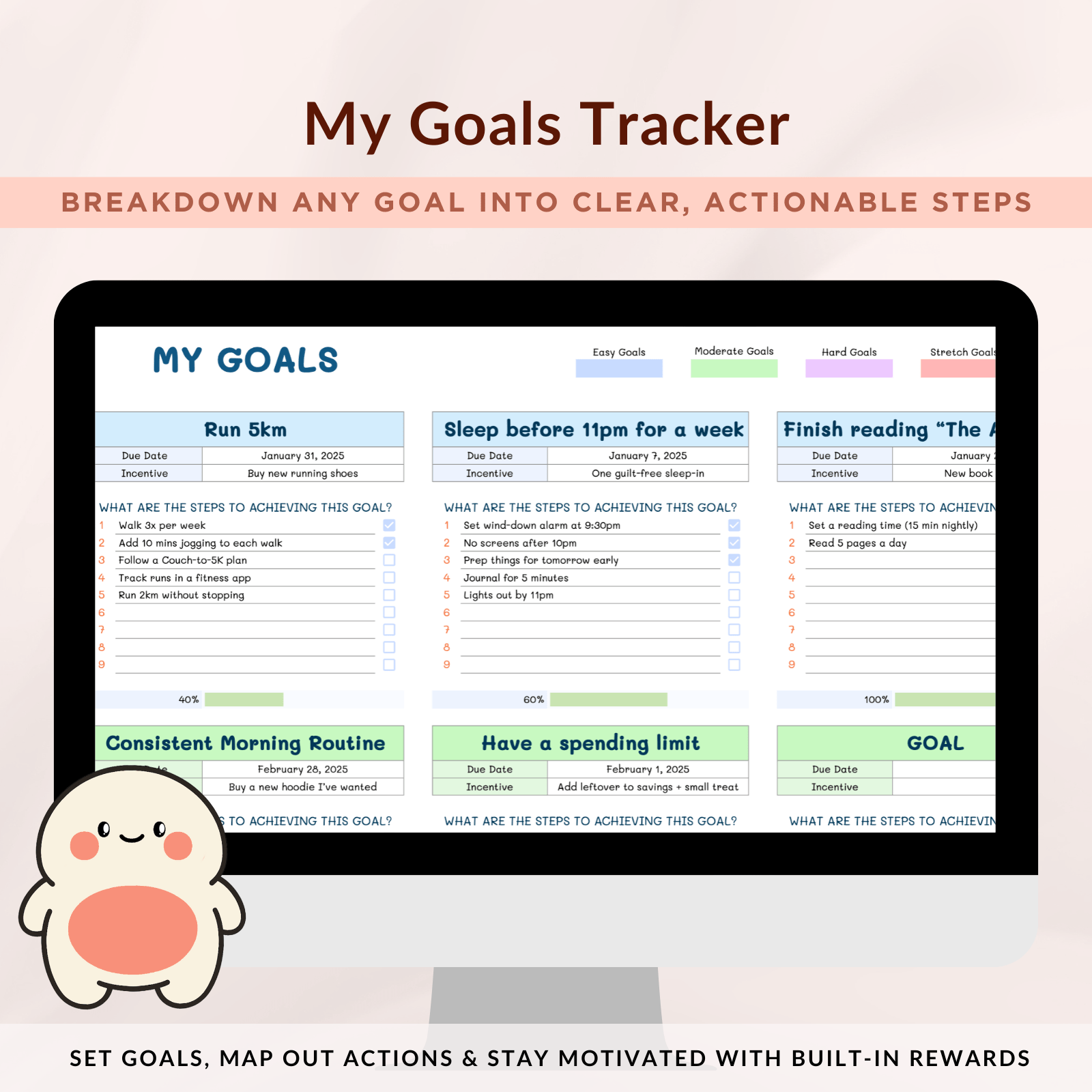 My Goals Tracker - Squishsays
