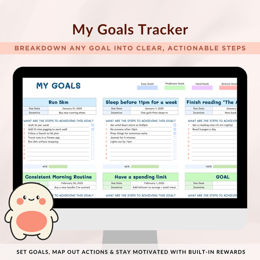 My Goals Tracker - Squishsays