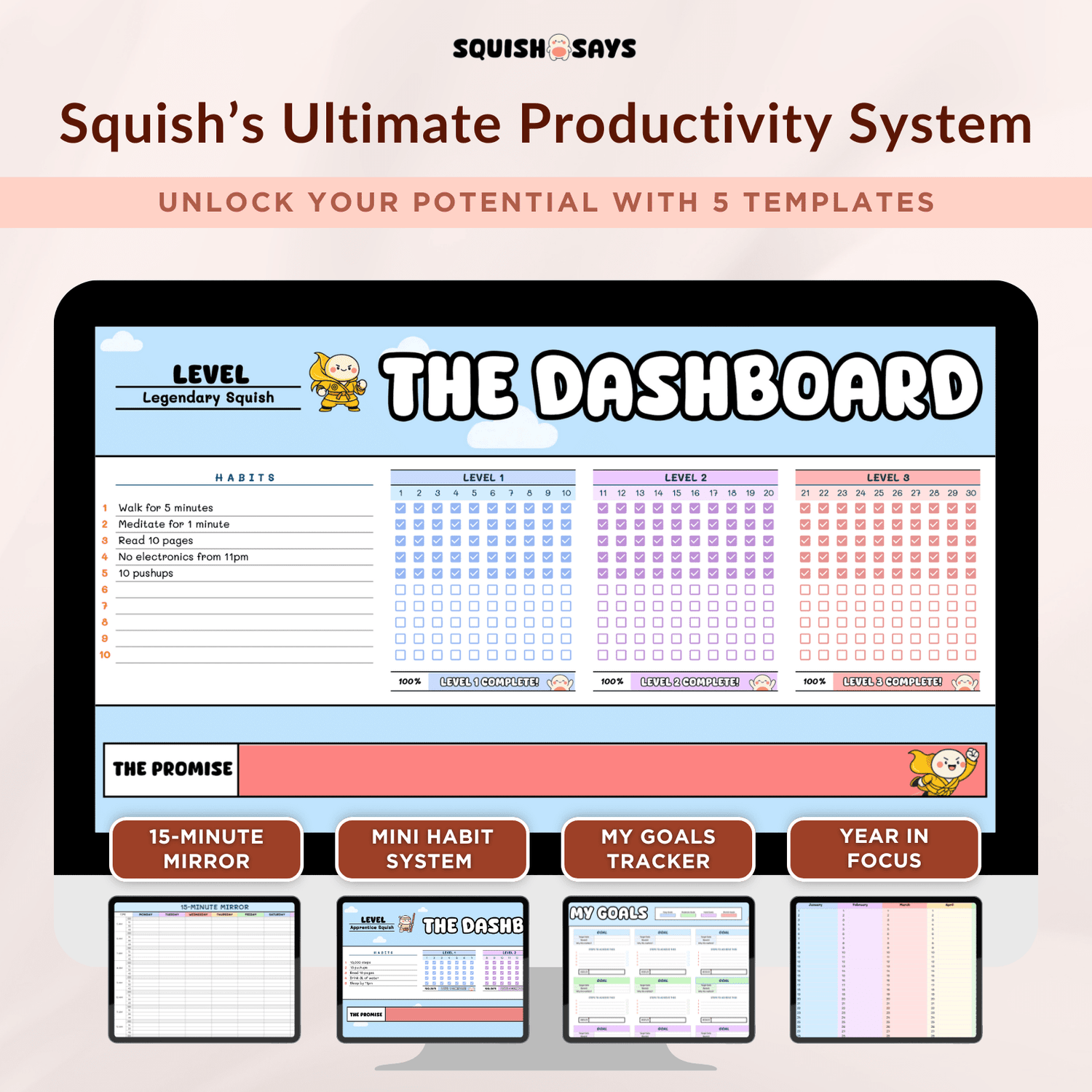 Squish's Ultimate Productivity System - Squishsays