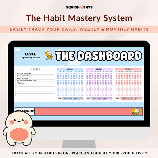 The Habit Mastery System - Squishsays