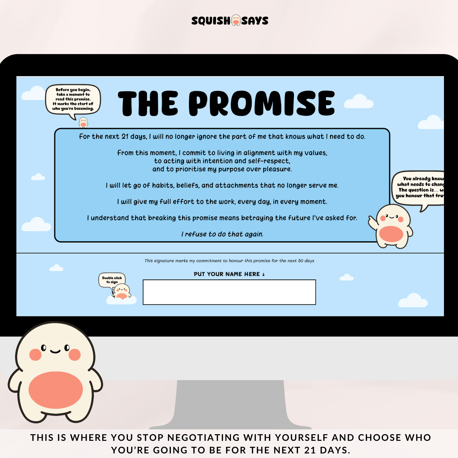 The Mini Habit Mastery System - Squishsays