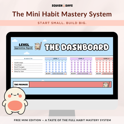 The Mini Habit Mastery System - Squishsays